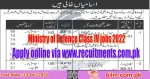Ministry of Defence Class IV jobs 2022-Apply online