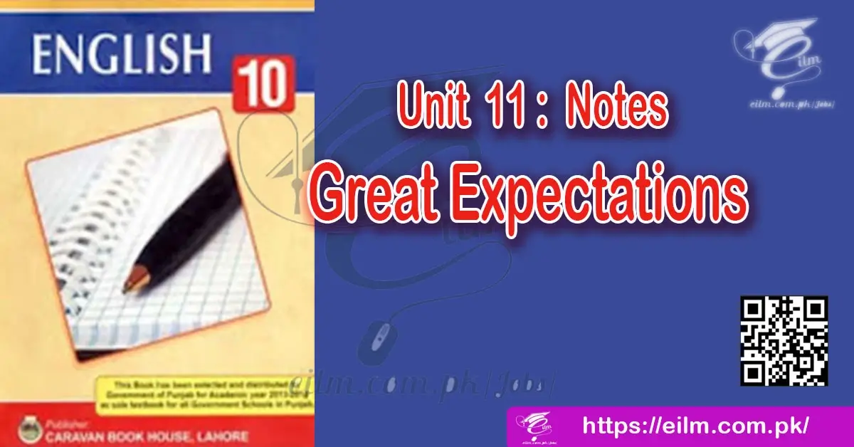 10th English Great Expectations Free Notes Punjab