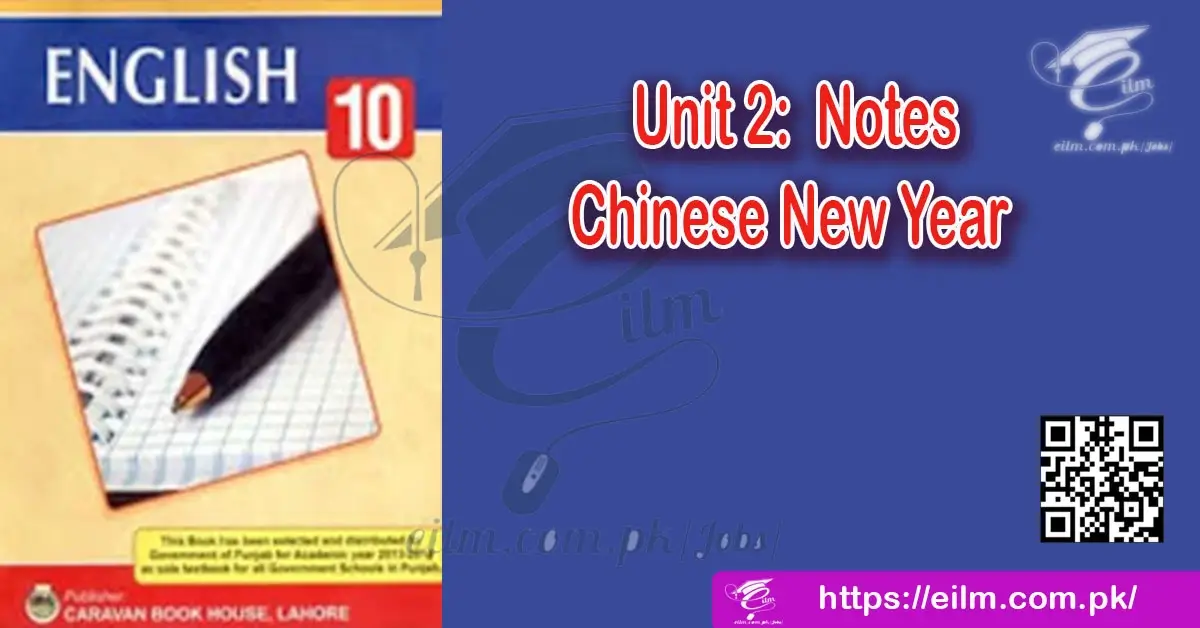 punjab-class-10-english-unit-2-chinese-new-year-notes