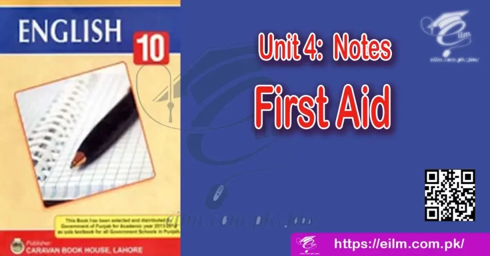 First Aid Notes Punjab Board