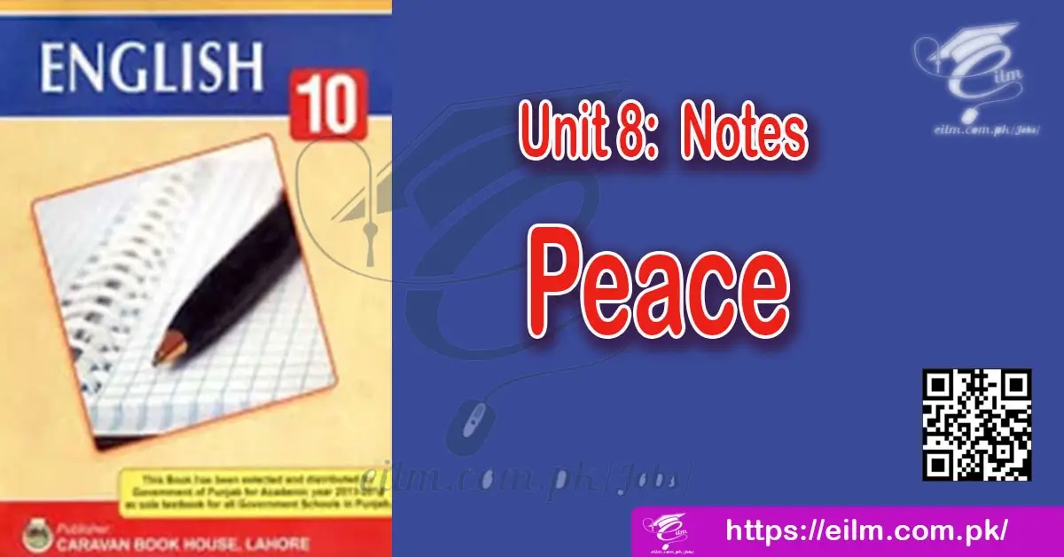 Peace Pdf Notes Punjab Board