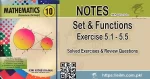 Class 10 Mathematics Set and Functions Notes Punjab Syllabus
