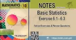 Mathematics 10 Basic Statistics Notes Punjab Syllabus