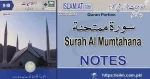Class 10 Islamiat Surah Al Mumtahana Notes Punjab Curriculum