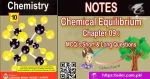 Class 10 Chemistry Chemical Equilibrium Notes Punjab