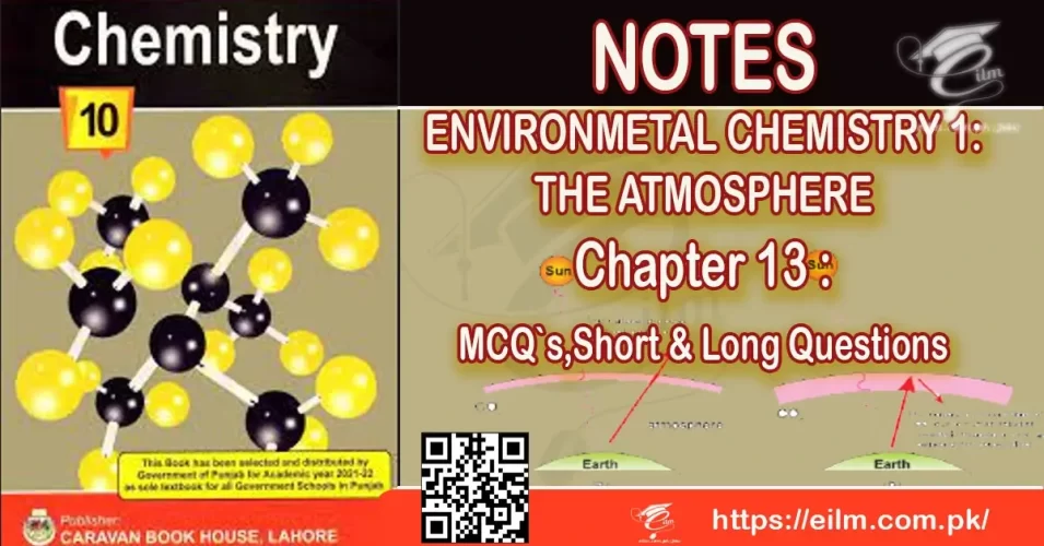 Chemistry 10th The Atmosphere Notes Punjab Syllabus