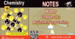 Class 10 Chemistry Chapter 15 Water Notes Punjab Syllabus