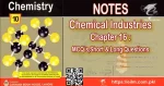 Chemistry Chapter 16 Chemical Industries Notes Punjab