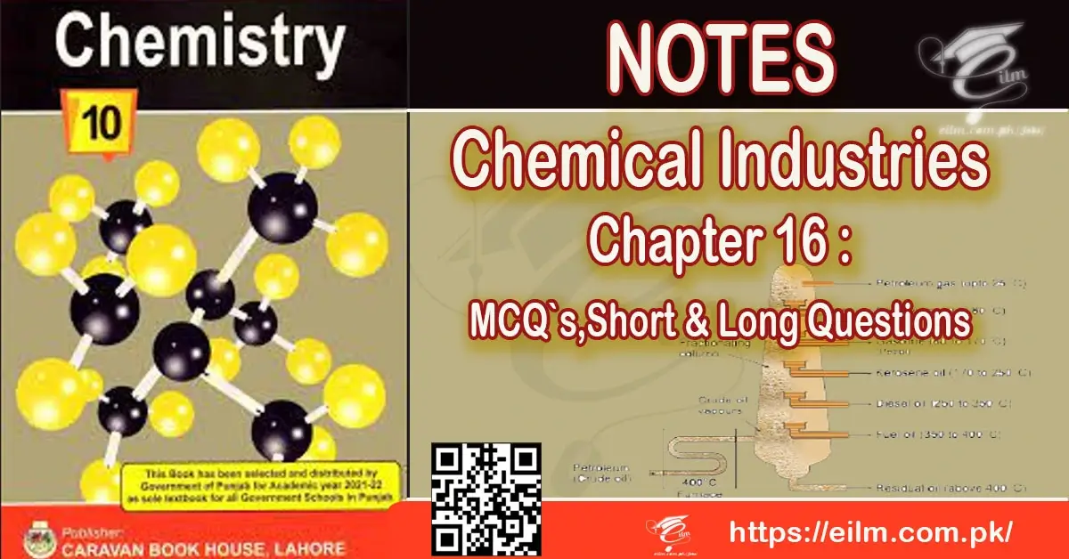 Chemical Industries Notes as per Punjab Syllabus