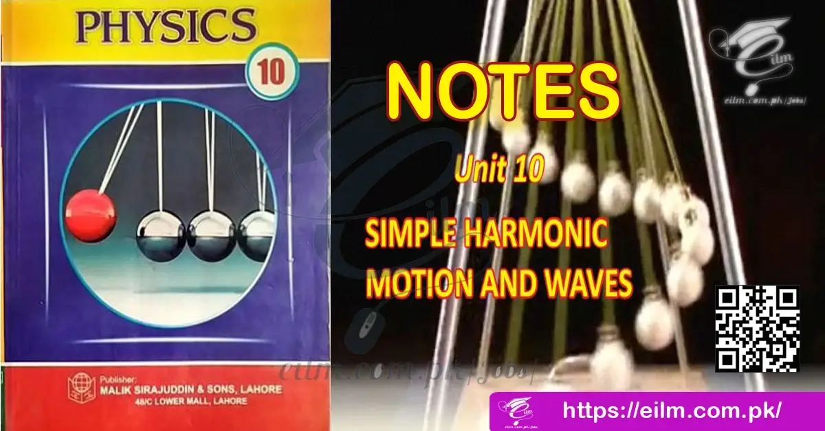 unit-10 Simple harmonic motion and waves notes