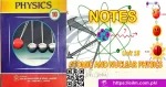 10 Physics Unit 18 Atomic and Nuclear Physics Notes