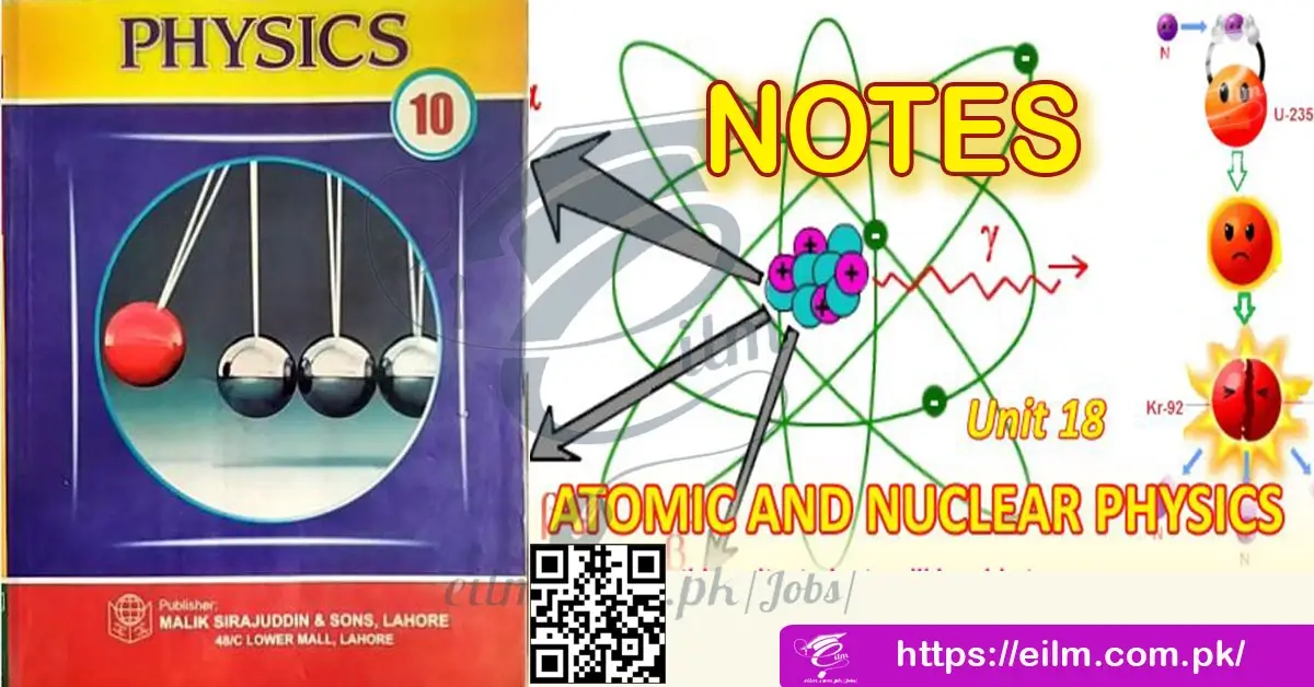 Atomic and Nuclear 10 Physics Notes