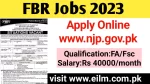 FBR Stenotypist Jobs 2023- Apply online via www.njp.gov.pk