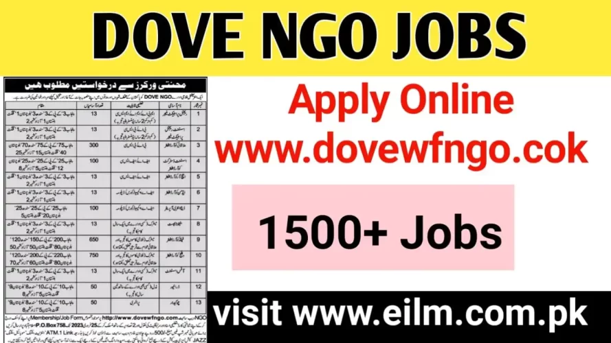 Dove NGO Jobs 2023