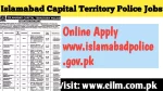 Apply Online via www.islamabadpolice.gov.pk For Islamabad Capital Territory Police Jobs 2023