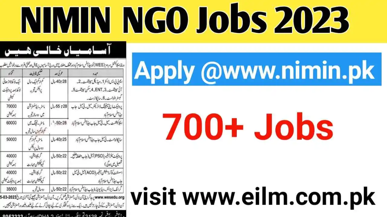 nimini.pk ngo jobs 2023