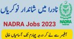 Nadra Jobs 2023