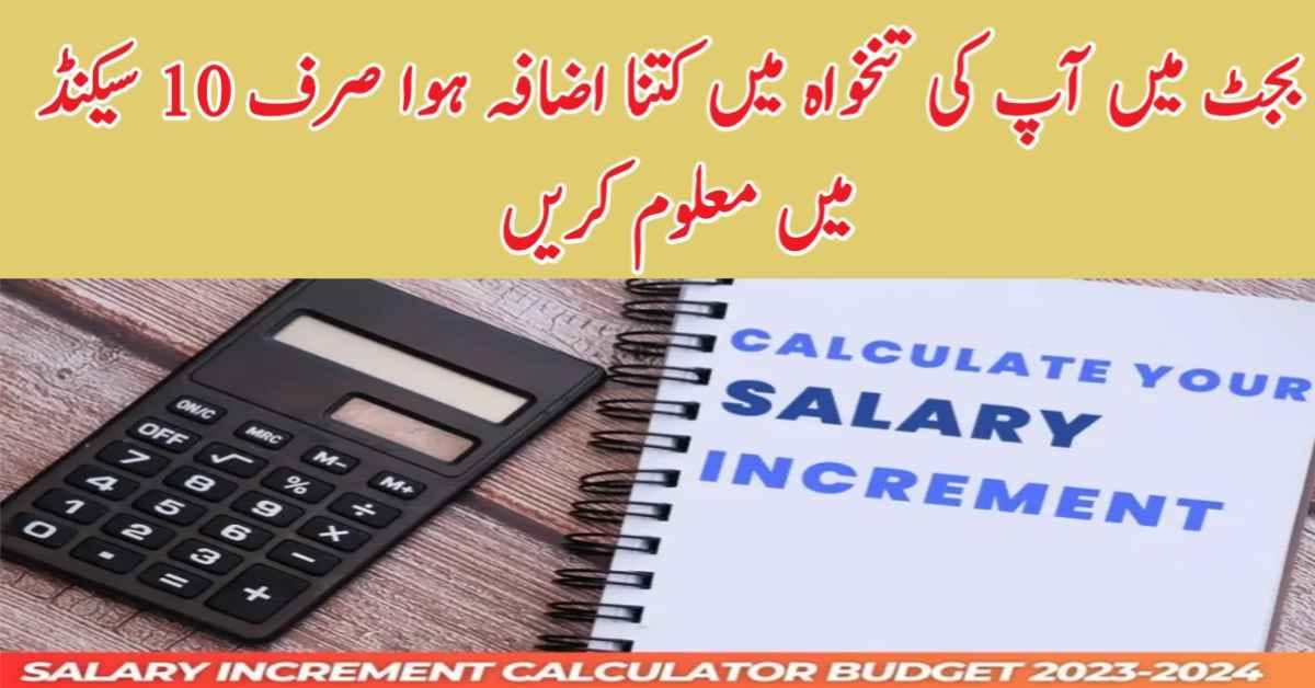 Salary Increment Calculator 20232024