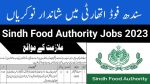 Sindh Food Authority SFA Jobs 2023 | Food Department Sindh Application Foam Download