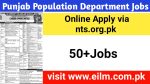 Punjab Population Welfare Department Jobs 2024