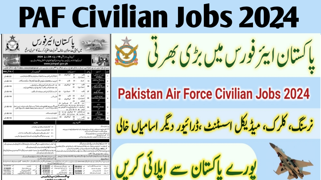 Latest Join PAf Civilian Jobs